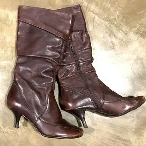 Diba brown leather boots